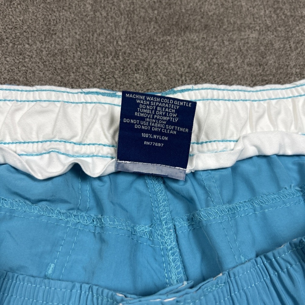 AFTCO Shorts Mens Performance Fishing 40 6" Inseam Blue Nylon Elastic Waist - Picture 4 of 8